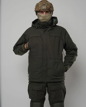Тактична штурмова куртка UATAC Gen 5.2 L Олива з флісовою парою