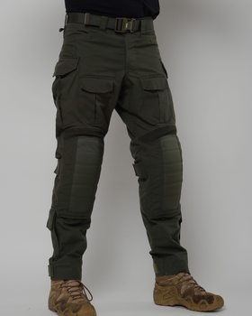Тактические штурмовые штаны UATAC Gen 5.2 S Олива с наколенниками