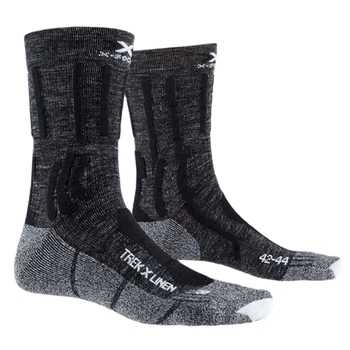 Шкарпетки X-SOCKS Trek X Linen 4.0 XS-TS02S19U-G031 Dolomite Grey Melange/Opal Black 42/44