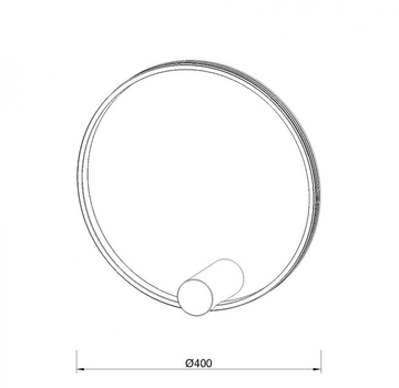 Бра KLOODI KD-RG BRA 400 24W 4К BK