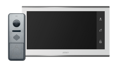 Комплект видеодомофона ARNY AVD-7330 WiFi Белый Графит