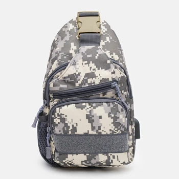 Сумка-слинг мужская Laras C10HSSA0708gr Серая (ROZ6400172836)