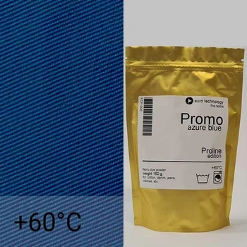 Синя низькотемпературна фарба-барвник для тканини, Proline Promo "Azure blue" 150 г