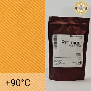 Оранжова високотемпературна фарба-барвник для тканини, Proline Premium "Jucy orange" 300 г