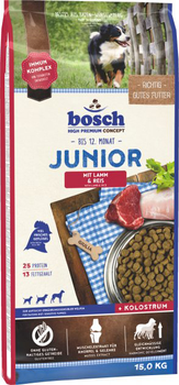 Sucha karma dla szczeniąt BOSCH HPC Junior z jagnięciną i ryżem 15 kg (4015598012874)