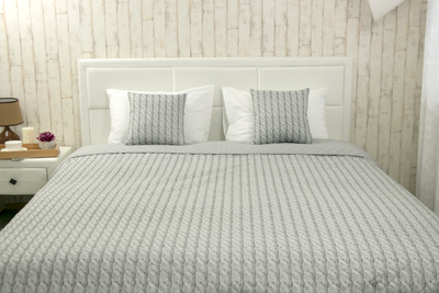 Покривало Руно Braid 240х212 см Grey (Р329.52У_Grey Braid)