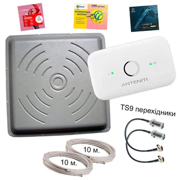 4G Wi-Fi комплект "Мощный переносной интернет" (мобильный роутер anteniti 5573 + антенна 24 Дб.)