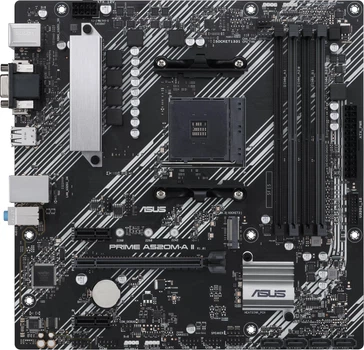 Материнська плата Asus PRIME A520M-A II (sAM4, AMD A520, PCI-Ex16)