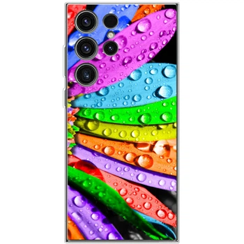 Силіконовий чохол BoxFace Samsung Galaxy S23 Ultra (S918) Colored Chamomile (45778-up620)