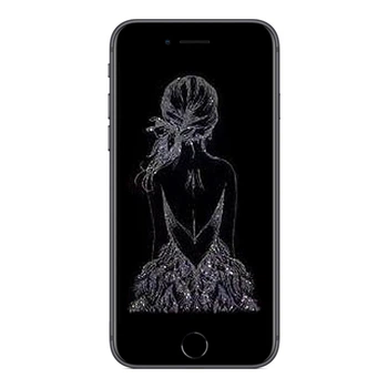 Защитное стекло Hologram Girl iPhone 6/6S Plus Black