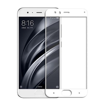 Защитное стекло Silk Print Xiaomi Mi 6 White