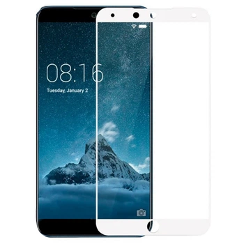 Защитное стекло Silk Print Meizu M15 Lite White