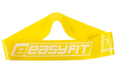 Резинка для фитнеса EasyFit #3 сопротивление 10 кг (резиновая петля, латексная лента сопротивления, кольцо для йоги на ноги) WLS-3-EFYell