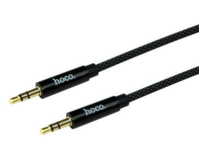 Аудіо-кабель Hoco UPA19 AUX 3.5mm - AUX 3,5mm 2m Black (UPA19)