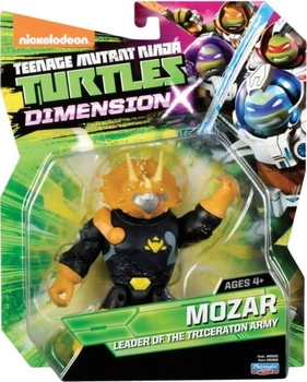 Мозар черепашки ниндзя фигурки TMNT Dimension X Mozar leader of the Triceraton army лидер армии трицератонов 10см
