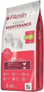 Sucha karma dla psów średnich ras FITMIN Medium Maintenance - 3 kg (8595237007110)