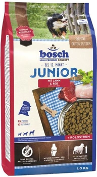 Сухий корм для цуценят Bosch 5201001 HPC Юніор Ягня і рис 1 кг (4015598012836)