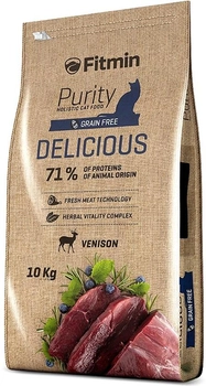 Sucha karma dla kotów FITMIN Purity Delicious z dziczyzną - 10 kg (8595237013470)