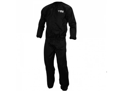 Костюм для сгонки веса TITLE Exceed Nylon Sauna Suit XXL чёрный (4725)