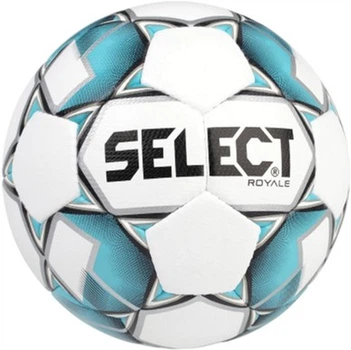 М'яч футбольний Select Royale IMS 303 Біло-сіро-бірюзовий №4 (5703543089338)