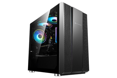 Корпус 2E Gaming DEFENSO (GM3) MiniT, 2*USB2.0,1*USB3.0, 1*120ARGB, стрічка ARGB,скло,без БЖ,чорний.