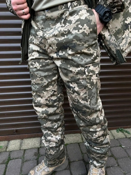 Тактические штаны ВСУ военные армейские зимние пиксель размер 48