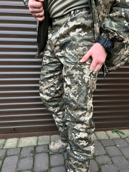 Тактичні штани ЗСУ військові армійські зимові піксель розмір 56