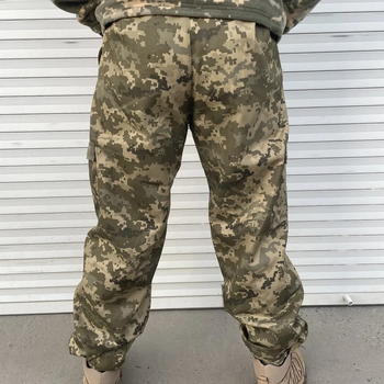 Тактичні штани ЗСУ військові армійські зимові вологостійкі Піксель розмір 52