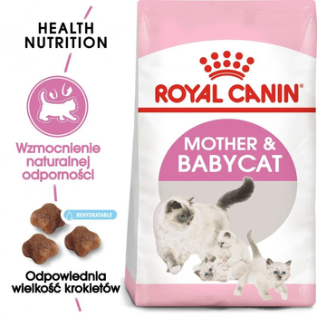 Sucha karma dla nowonarodzonych kociąt i kotów Royal Canin Mother & Babycat 4 kg (3182550707329) (2544040)