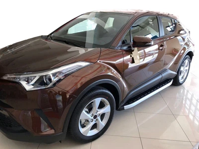 Бокові алюмінієві підніжки (2 шт) для Toyota C-HR 2016-2023 - підніжки для зручного доступу