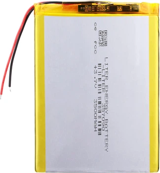 Литий полимерный аккумулятор Li Pol 357090 3500мАч 3.7В. Liter Energy