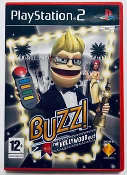 Buzz!: The Hollywood Quiz, Б/У, английская версия - диск для PlayStation 2