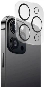 Защитное стекло для камеры смартфона Apple iPhone 13 Pro/13 Pro Max Intaleo Camera Lens Black (1283126565311)