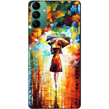Силиконовый бампер чехол Candy для Samsung M52 с рисунком Прогулка