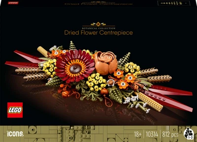 Конструктор LEGO Icons Ікебана з сухоцвітів 812 деталей (10314)