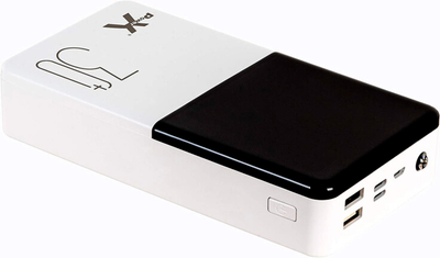 УМБ PowerX Q500 Powerbank 30000mAh LCD Screen White (1283126562334)