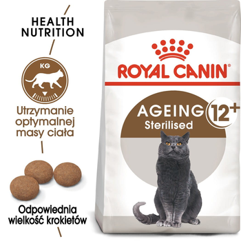 Sucha karma dla dorosłych kotów sterylizowanych Royal Canin Sterilized 12+ 2 kg (3182550805384) (25650209)