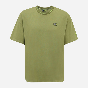 T-shirt męski basic Fila FAM0274-60019 M Zielony (4064556378248)