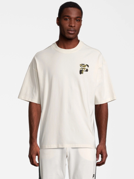 T-shirt męski basic Fila FAM0140-10010 S Biały (4064556333940)