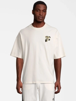 T-shirt męski basic Fila FAM0140-10010 M Biały (4064556333933)