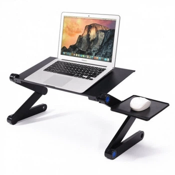Столик трансформер для ноутбука Laptop Table T8 Чорний