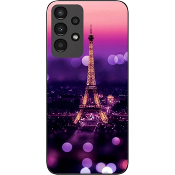 Силиконовый чехол SMTT для Samsung A13 Galaxy A135F с картинкой Париж ночью