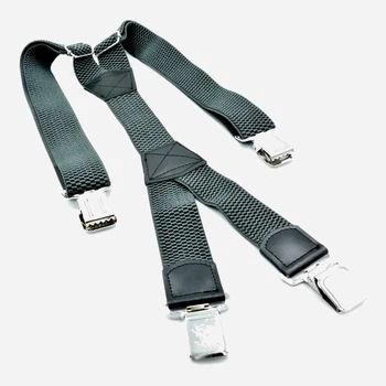Підтяжки Weatro new-bigpdt-X004 185 см Темно-сірі