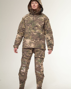 Жіноча військова форма. Штурмові штани + куртка UATAC Gen 5.2 (3XL) Мультикам FOREST (Ліс)
