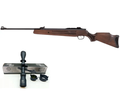 Гвинтівка пневматична Hatsan Mod.135 З Оптикою 3-9х40 Ortex та посиленою газовою пружиною