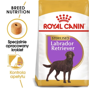 Sucha karma dla dorosłych psów Royal Canin Labrador Retriever Sterylizowana 12 kg (3182550787581) (3996120)