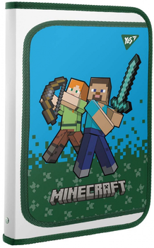 Папка-органайзер YES A4 на блискавці Minecraft (492089) (5056574401397)