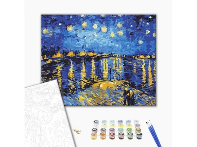 Картина за номерами Зоряна ніч над Роною. Ван Гог, Brushme (40х50 см)