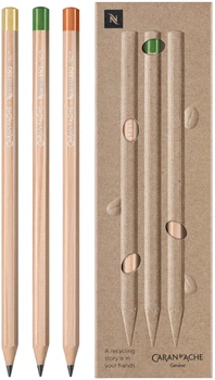 Графитные карандаши Caran d'Ache Nespresso х 3 шт + box (7630002350235)