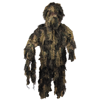 Масикровочный костюм кикимора, "Ghillie", 4 предмети, цвет Woodland размер М-L